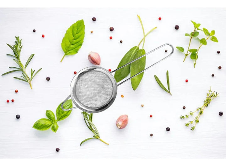 Colador Acero Inox Pequeño Metálico 6 Cm Infusión Importado Plateado