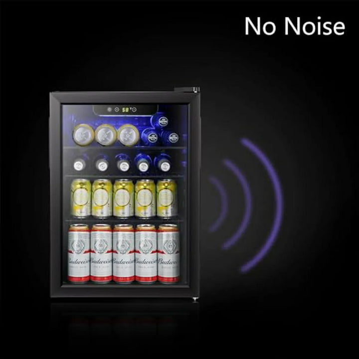 Nevera Mini De Bebidas Antarctic Star - Puerta De Vidrio, Ac