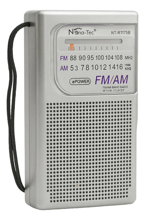Radio Portátil Nanotec Am/fm/sw Recargable Bluetooth