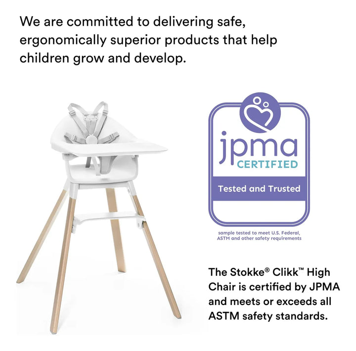 Silla Alta Todo En Uno Blanca Con Bandeja Y Arnés Ligera