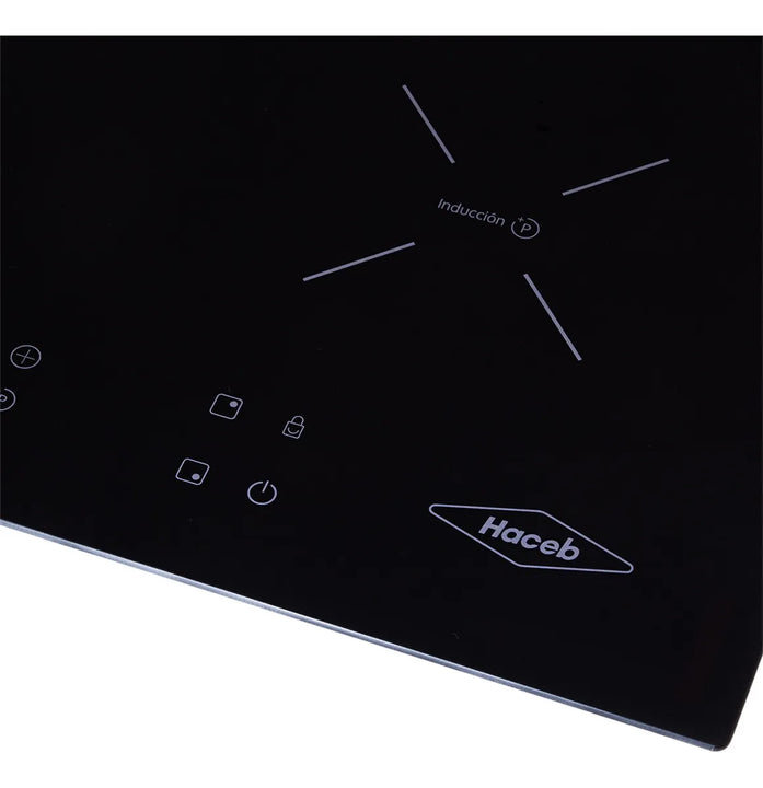 Estufa De Empotrar Inducción Negra 60cm Eléctrica 220v Haceb Negro