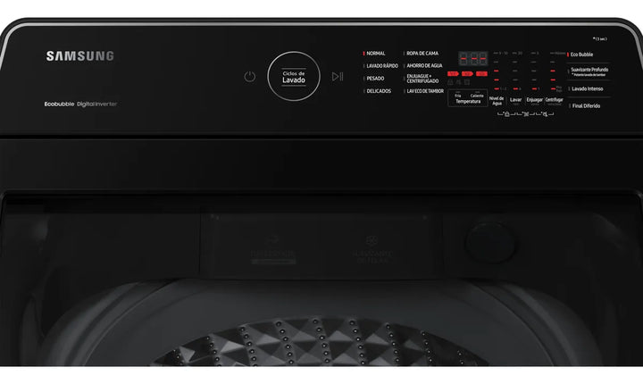 Lavadora Samsung Wa13cg5441bd/co Ecobubble 13 Kg Gris