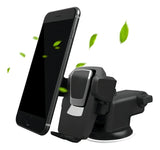 Soporte universal para celdas de coche, cierre automático, color negro