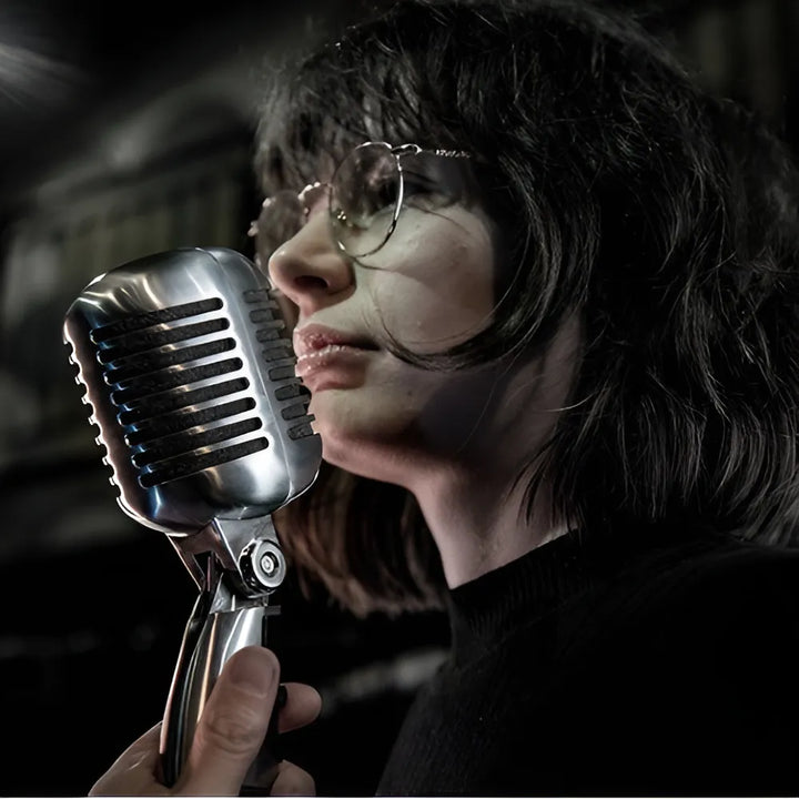 Micrófono Shure 55SH Series II Dinámico Cardioide color plateadoS