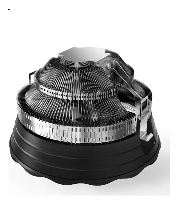 Disipador De Calor De Ventilador De Cpu Rgb Led Para Intel Negro