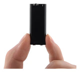 Grabador De Voz Oculto Espia 8gb Periodista Mini Digital Mic Color Negro