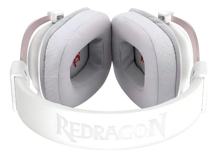Auriculares inalámbricos para juegos Redragon Zeus Pro, 2,4 GHz, 7.1 Rgb, blancos