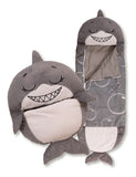 Peluche Almohada Y Saco De Dormir - Happy Nappers Tiburón