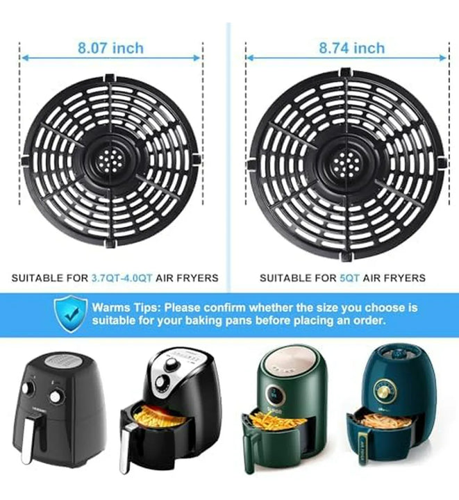 Plato Grill Gcq Para Air Fryer Power Xl 5qt, 8 7'' Antiadher