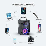 Parlantes Bluetooth Portatiles Con Luz, Parlante Grande Ina