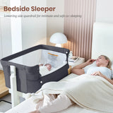 Moisés Mecedor Eléctrico 3 En 1 Ajustable Para Bebé Gris