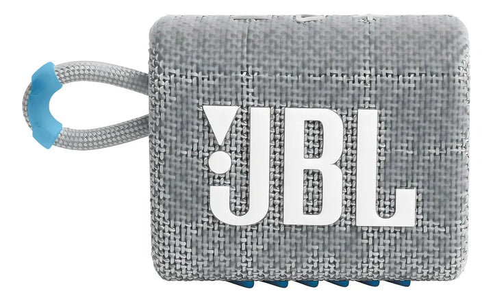 Altavoz Portátil Jbl Go 3 Eco Bluetooth Impermeable, 5 Horas Color Gris