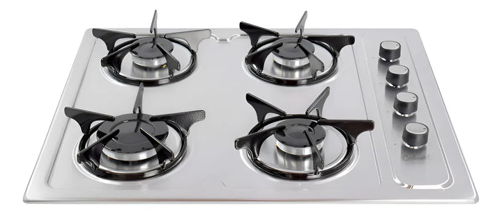 Estufa Empotrar Acero Inoxidable 61*51 Cm Gas Natural 5463 Gris