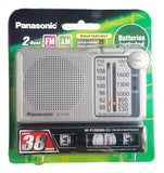 Radio Am/fm Panasonic Rf-p150d Color Plateado N/a