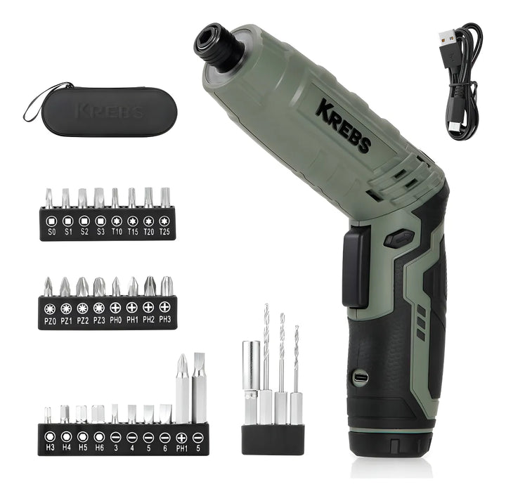 Krebs Destornillador Inalambrico, Destornillador Electrico D