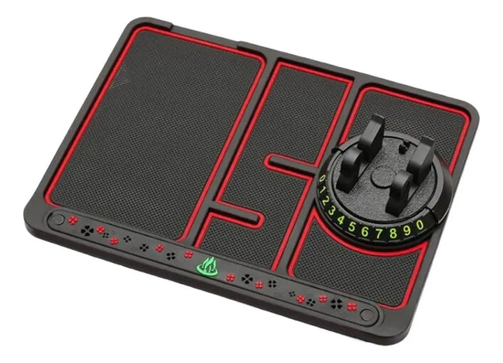 Almohadilla De Teléfono Antideslizante Para Alfombrilla De T Rojo