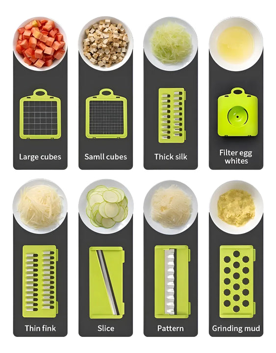 Picador Rallador Verduras Mandolina Ayudante De Cocina