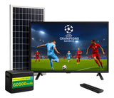 Televisor 32 Pulgadas Solar Batería 60000mah Control Remoto