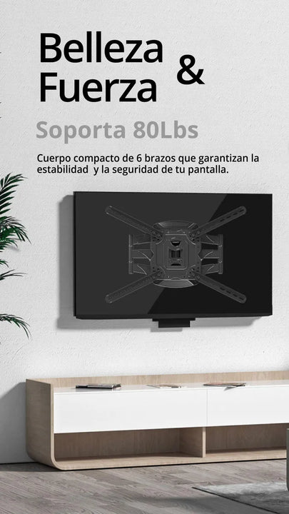 Soporte Tv North Bayou Nb-p5 Negro