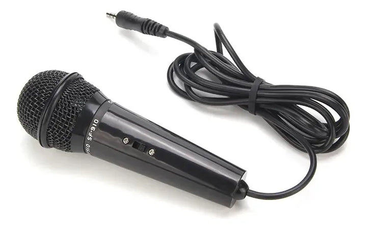 Microfono Condensador Profesional Con Tripode Sf-910 Color Negro