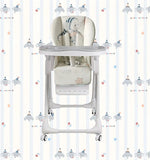 Silla Comedor Kidshop Doble Bandeja Plegable Elefante