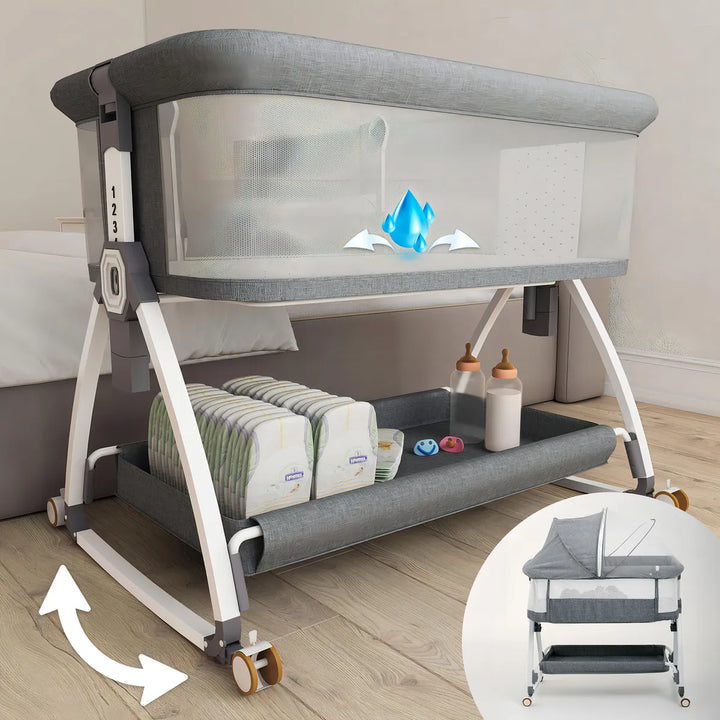 Earth & Me Baby Mobsinet Sleeper Con Balanceo Cuna De Mesas