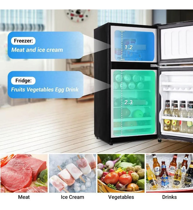 Refrigerador Fls-80 Negro 80 Litros