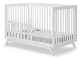 Cuna A Cama Infantil Dadada Soho 3 En 1 Convertible Madera Blanco