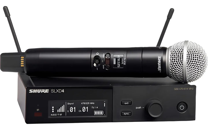 Micrófono Inalambrico Shure Slxd24/sm58 H5 Profesional Origi Color Negro