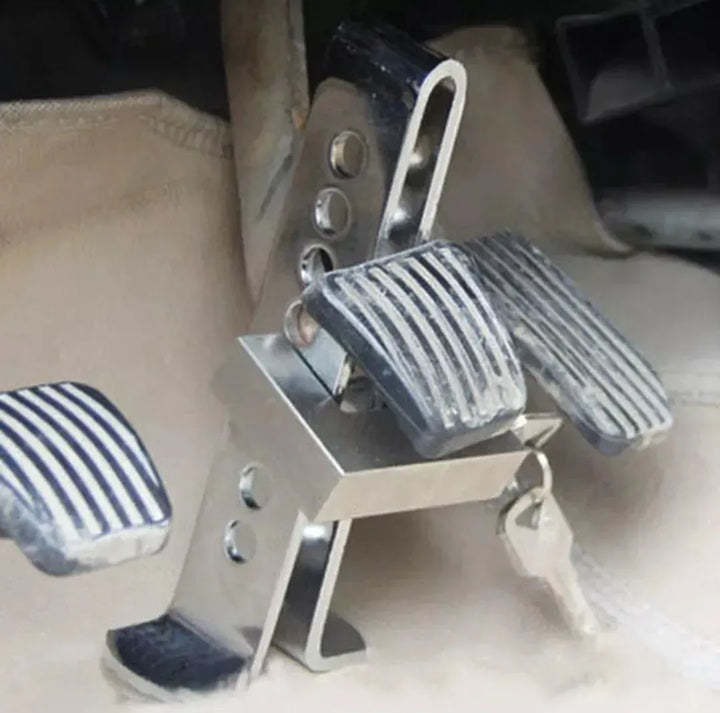 Bloqueo Automático Antirrobo Con Pedal De Seguridad+candado