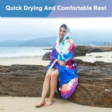 Toalla De Playa Con Capucha Catalonia, Microfibra, Antidesli