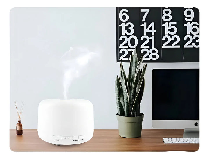 Humidificador Difusor 500 ml ultrassônica Residencial Ultrassônico 500ml con voltaje de blanco