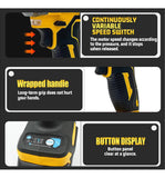 Kit Llave De Impacto Inalámbrica 20 V Max 3/8 Pulgadas 4000