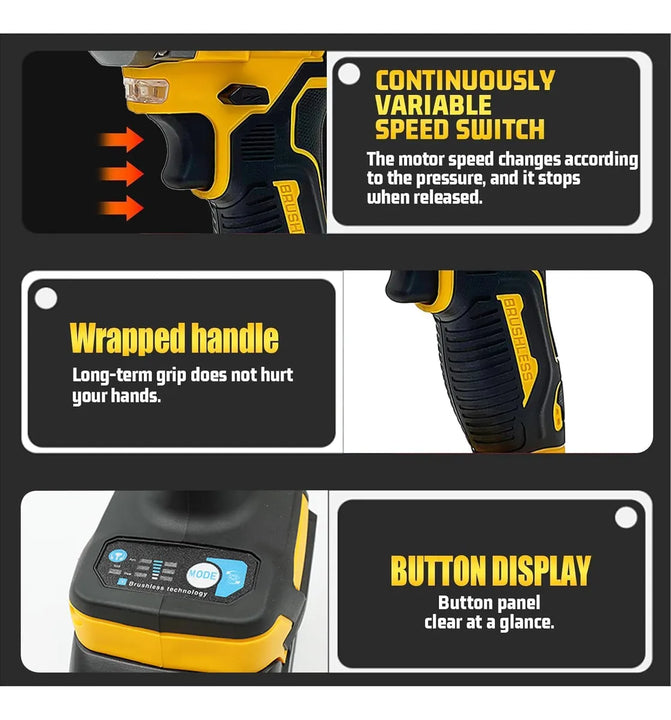 Kit Llave De Impacto Inalámbrica 20 V Max 3/8 Pulgadas 4000