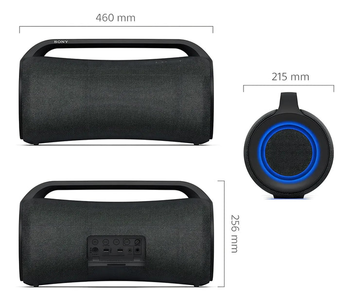 Parlante Sony Bluetooth Resistente Al Agua | Srs-xg500 Color Negro