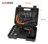 Atornillador Inalambrico Recargable 50 En 1 Con Estuche - Negro - 50