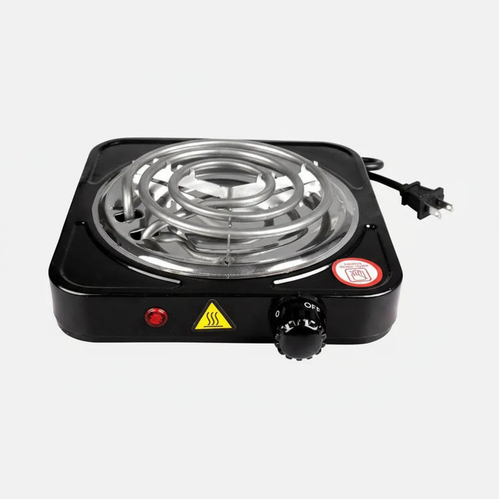 Estufa Eléctrica 1 Puesto 5 Niveles De Temperatura Negro