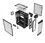 Xpg Gabinete Gamer Battlecruiser Ii St E-atx 4 Fan Argb Cristal Templado Blanco Battlecruiseriist-whcww