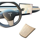 Leeogench Real Wood Tesla Modelo 3 Modelo Y Accesorios Cubie