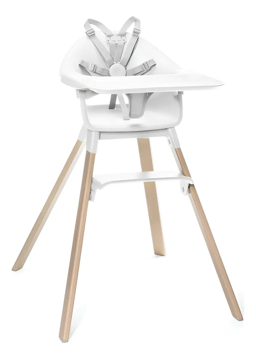 Silla Alta Todo En Uno Blanca Con Bandeja Y Arnés Ligera