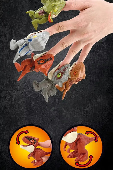 Dinosaurio Mordelon Coleccionable Juguete Niño X5 Unidades