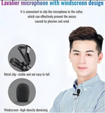 Micrófono De Solapa Para Pc Y Amplificador Entrada 3.5 Mm Ts Color Negro