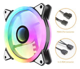 Ventilador De Cpu Af12 Rgb 120mm Para Pc Gamer Luz Led
