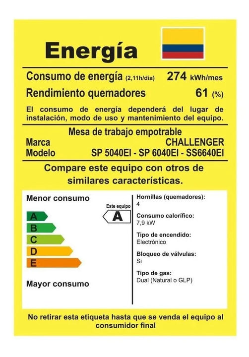 Estufa De Empotrar A Gas 4 Puestos Acero Inoxidable 58.5cm Plateado