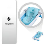 Bañera Tina Plegable Bebe Rosa Azul Ergonómica Fácil Guardar