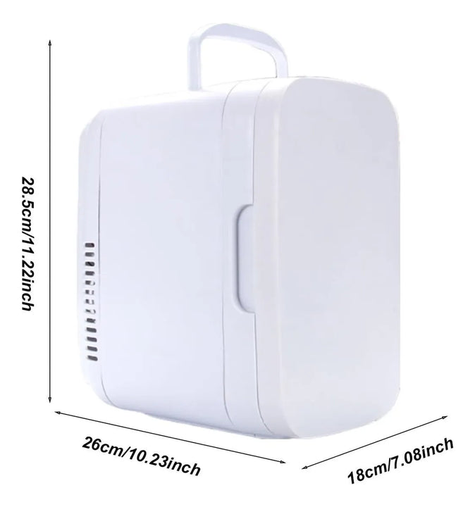 Mini Refrigerador Para Carro, Frio O Caliente Blanco