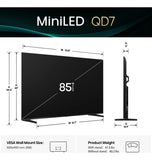 Televisor 85 Pulgadas Mini-led 4k Uhd Smart Fire Tv Qled