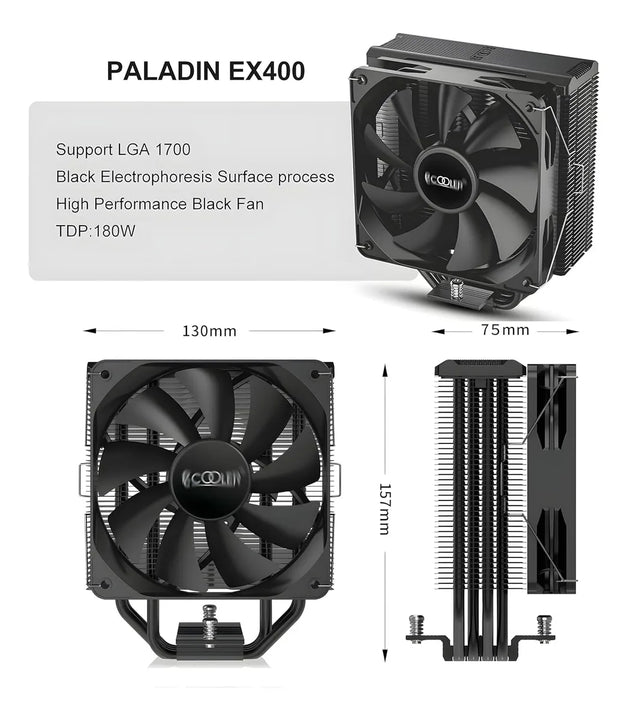 Cooler Para Cpu Paladin Ex400 Pccooler Para Amd E Intel