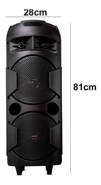 Parlante Profesional Torre De Sonido Bt Sonivox Vs-ss2590 Co Negro