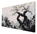 Alfombrilla De Mouse Anime Japonés 80x39 Escritorio Completo Gris Anime Japones